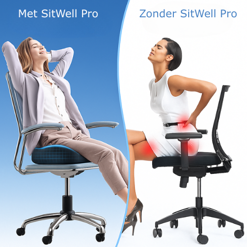 SitWell Pro - Ergonomisch zitkussen voor extra ondersteuning